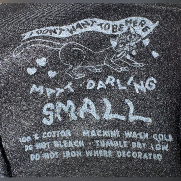 MATT DARLING cropped hoodie.- NWOT - Picture 3 of 4